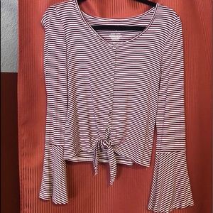 Arizona Jeans Stripped Long Sleeve